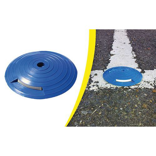 Plot De Balisage Réfléchissant Bleu Clair