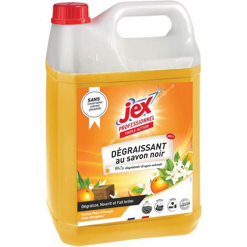 Nettoyant dégraissant triple action Jex Pro Fleur d'oranger Nettoyant dégraissant triple action Jex Pro Fleur d'oranger