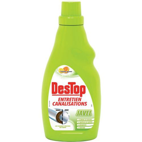Gel D'entretien Canalisations Parfum Citron Pamplemousse