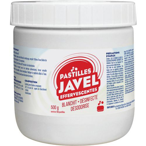 Pastilles Effervescentes De Javel De 500 G