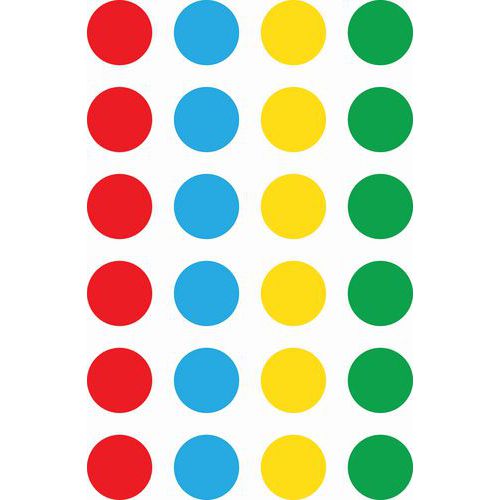 Ronds Twister résine thermocollé Multicolore 2.30m x 1.50m - Aire de jeu extérieur durable