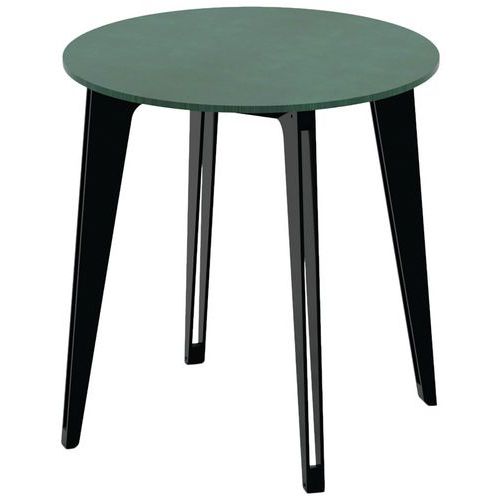 Table Haute Brotteaux Ronde ⌀100 Cm Vert