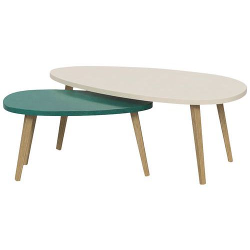 Tables Gigognes Bellecombe Vert