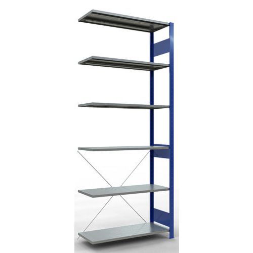 Rayonnage léger Easy-Fix Suivant 2 montants sans croisillon - Schulte Lagertechnik