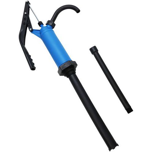 Manutan Expert - Pompe à levier PP - Polyéthylène - 0.3 L/mouvement - 889 mm tube - Pour alcool, carburant, lubrifiant
