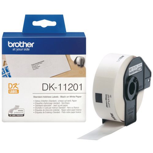 Ruban 400 Étiquette Brother Dk D'adresse L:29 - L:90