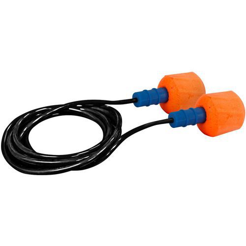 Bouchons D'oreille Ez-twistâ„¢ - Orange - Avec Cordelette