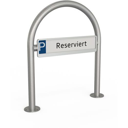 Arceau Rond Inoxydable Pour Panneaux De Parking À Cheviller