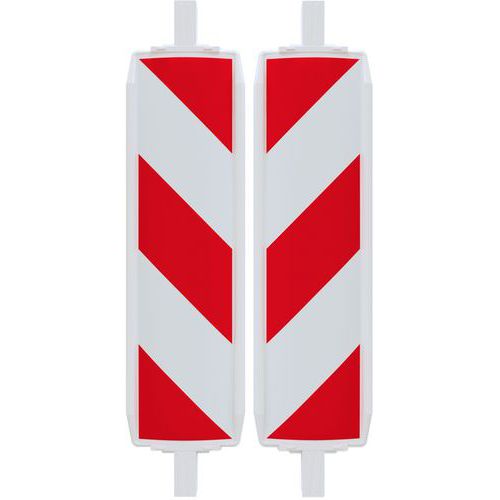 Schake - Balise plastique type 60W-Film classe 1 - Rectangle 315x1260mm - Hachuré deux faces
