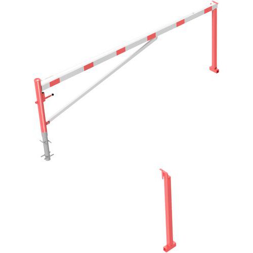 Barrière Pivotante Avec Traverse À Bétonner Cadenas-4000mm