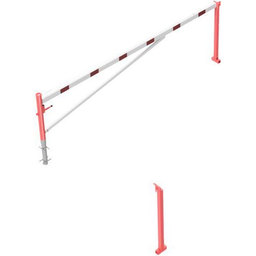 Barrière Pivotante Avec Traverse À Bétonner Cadenas-4500mm