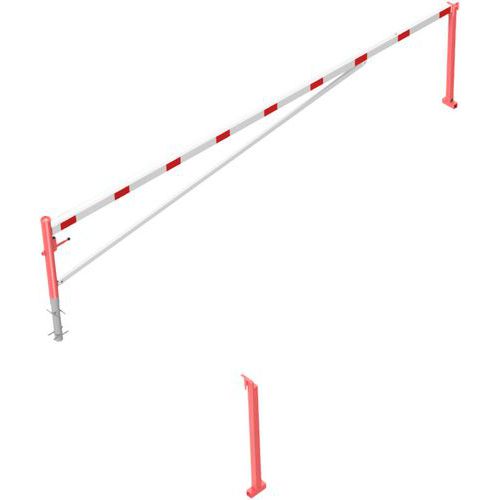 Barrière Pivotante Avec Traverse À Bétonner Cadenas-6000mm