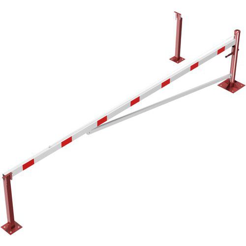 Barrière Pivotante Avec Traverse À Cheviller Cadenas-5000mm