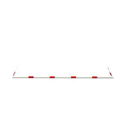 Schake - Barrière de voirie aluminium - 4m - Fixation traverse limiteur hauteur