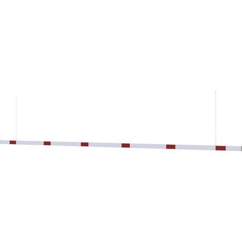 Barrière Profilé Aluminium Réfléchissant D'un Côté - 6000 Mm