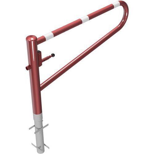 Barrière Pivotante À Bétonner Pour Cadenas - 1500 Mm