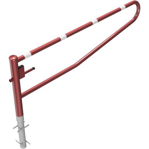 Barrière À Bétonner Avec Serrure Triangulaire-2500 Mm