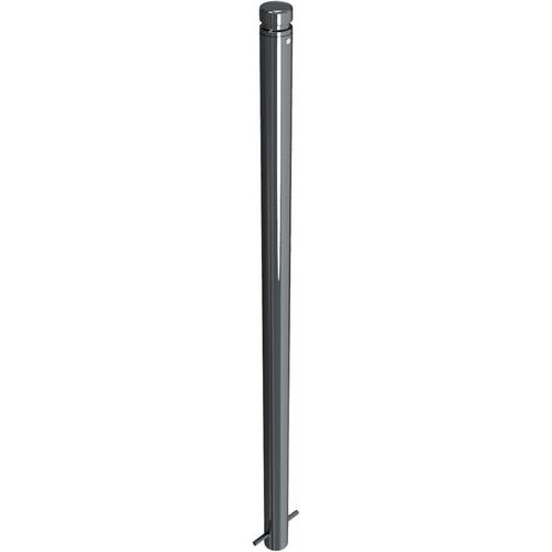 Schake - Borne 464B stationnaire à bétonner - Gris Galvanisé - Acier 6cm Ø - 950mm Utile - Robuste et Durable