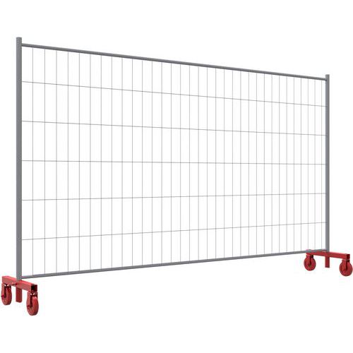 Clôture Mobile Profi-sans Crochets Et Œillets-3 50 M 2 0 M