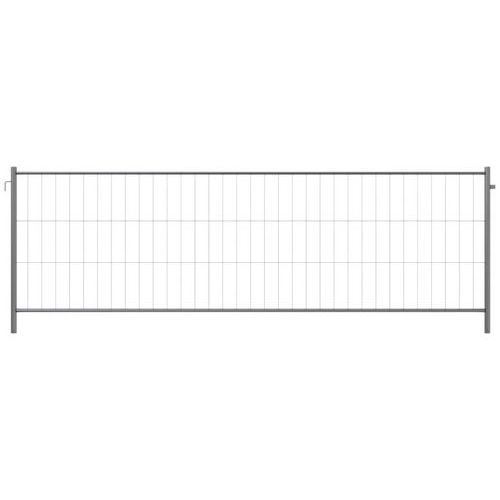 Elément À Crochets Œillets Clôture Mobile Standard-3 50 M