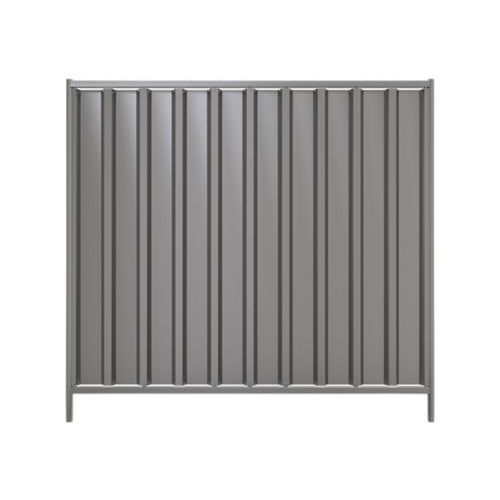 Schake - Clôture mobile Trapez Galvanisée - Tube Ø 42 mm - Gris/Argent - Robuste et Durable