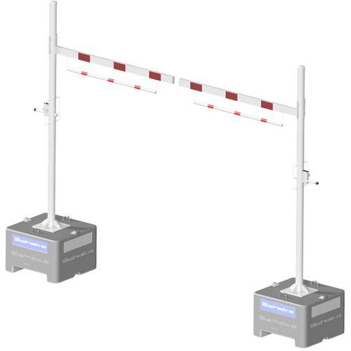 Schake - Limiteur de hauteur mobile pour cadenas - 3.5 m - Aluminium - Sécurité Voirie