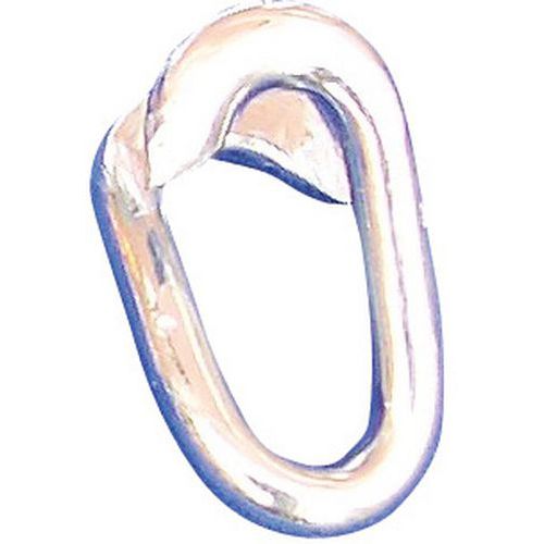 Maillon De Chaîne Galvanisé - Élément Assemblage - Blanc
