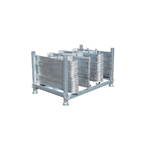 Palette Métallique Empilable Testé Tüv Avec Piquets À Cordeau - 820 Mm