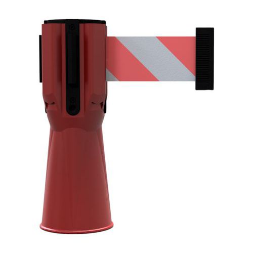 Schake - Ruban de guidage et de barrage 3m rouge/blanc - Usage extérieur et chantier