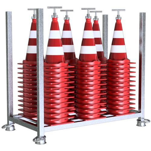 Kit De Cônes De Signalisation - 72 Pièces 3l500tl2