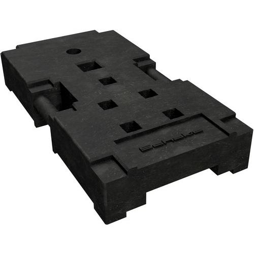 Schake - Socle TL K1 - Noir - 38 kg - Usage Chantier - Extérieur