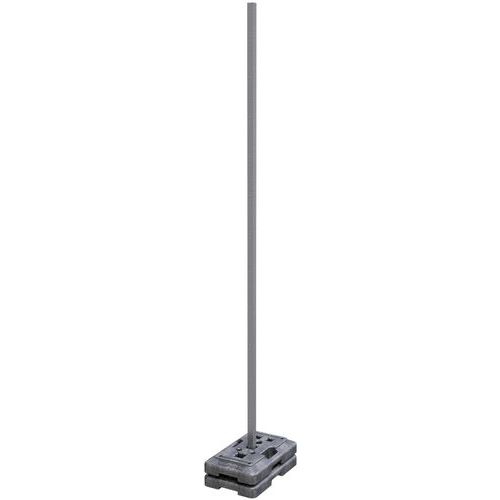Schake - Tube Galvanisé Support 40x40 mm - 1 m - Acier Gris Robuste pour Voirie