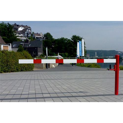 Barrière Pivotante Renfort À Cheviller Pour Cadenas - 3000mm