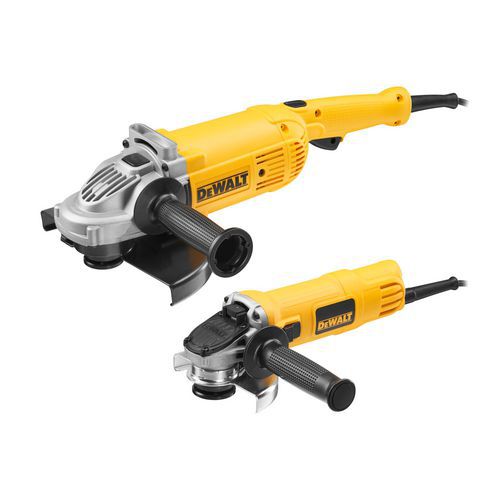 Dewalt - Duo Meuleuse Filaire 900W 125mm - Puissance et Finition - Outillage Électroportatif