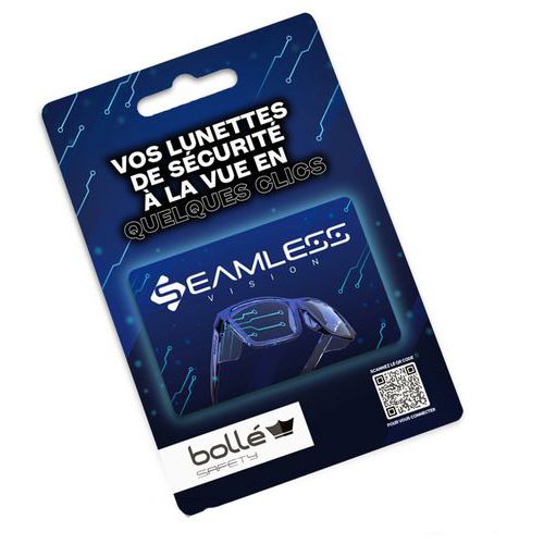 Bolle Safety - Lunettes de sécurité à votre vue Seamless Vision - Monture Violet - Vision Claire et Protection