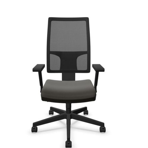 Chaise De Bureau Taktik Ii Mesh Anthracite Avec Accoudoirs Gris