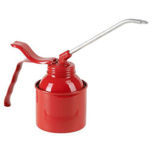 Pressol - Burette Rouge Sans Flexible 0.25L - Tôle Rigide - Outil de Graissage