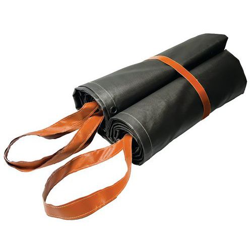 Couverture anti-feu haute densité réutilisable pour voiture - 6m x 8m - Norme EN 13501-1 - Protection fiable