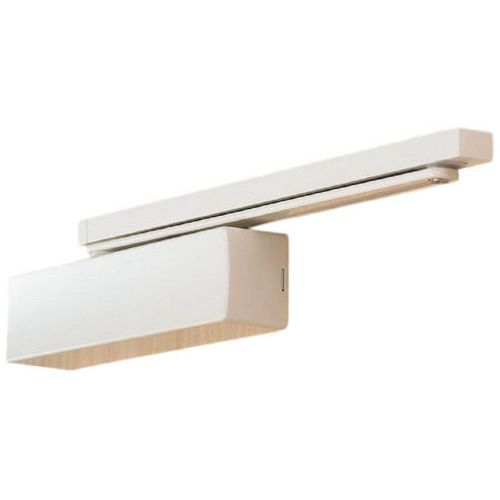 Bricard - Ferme-Porte 6720011 Bras à Glissière - Blanc - Force 100kg - Largeur 1250mm - Norme EN 1154