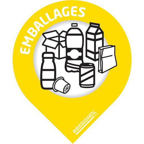 Stickers Emballages Jaune