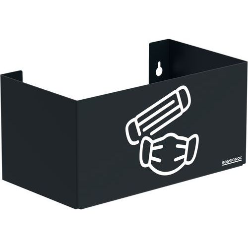 Distributeur Masques Mural Ou à Poser 50 M Gris Manganese