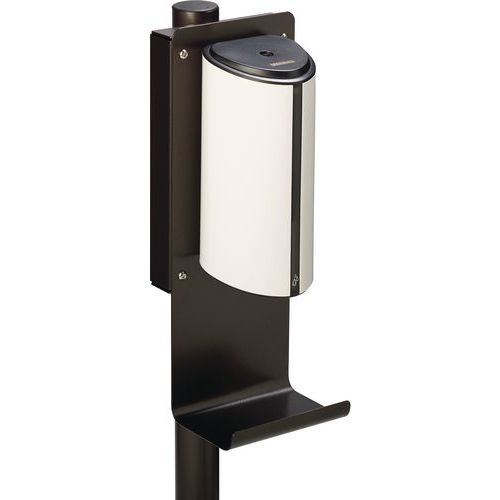 Station Désinfection Automatique Pour Poteau Gris Manganese