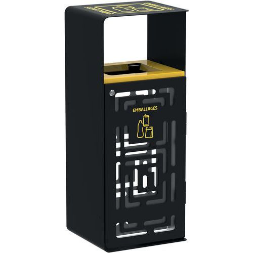 Corbeille D'extérieur Anti-nuisible 110l Tri Emballages