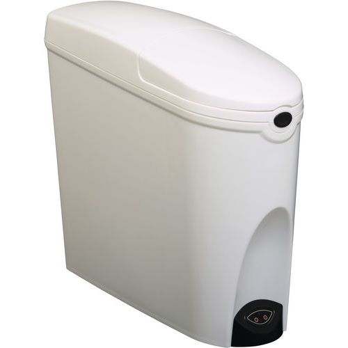 Poubelle Pour Sanitaire Automatique Hygiène Feminine 20l Blanc