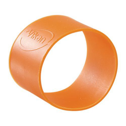 Collier D'identification En Caoutchouc - Ø40mm - Orange