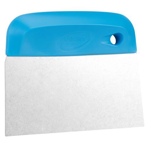Lot de 5 - Racloir Coupe Pâte Acier - 146mm - Bleu
