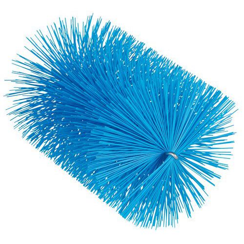 Vikan - Tête d'écouvillon flexible 210mm Ø120mm Bleu - Finition professionnelle - Idéal pour nettoyage précis