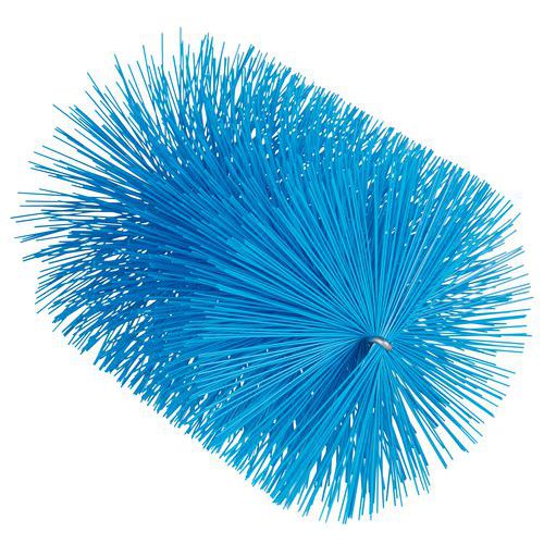 Vikan - Tête d'écouvillon flexible 210mm Ø140mm Bleu - Finition professionnelle - Idéal pour nettoyage