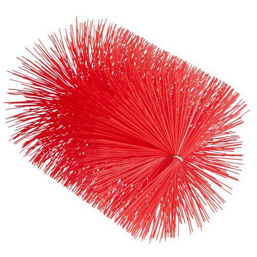 Vikan - Tête d'écouvillon flexible 210mm Rouge - Ø140mm - Usage Finition