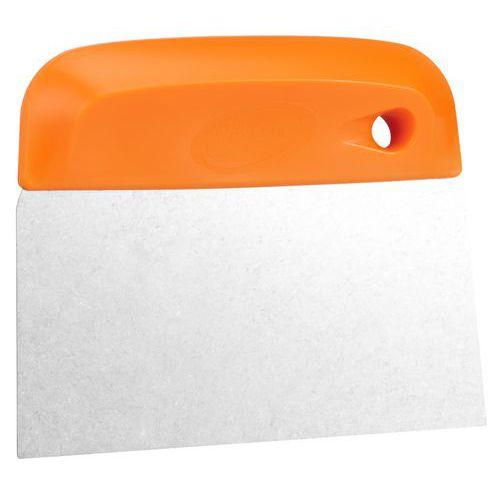 Lot de 5 - Racloir Coupe Pâte Acier - 146mm - Orange